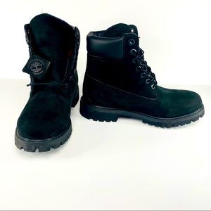 Black Timberland Boots Size 8